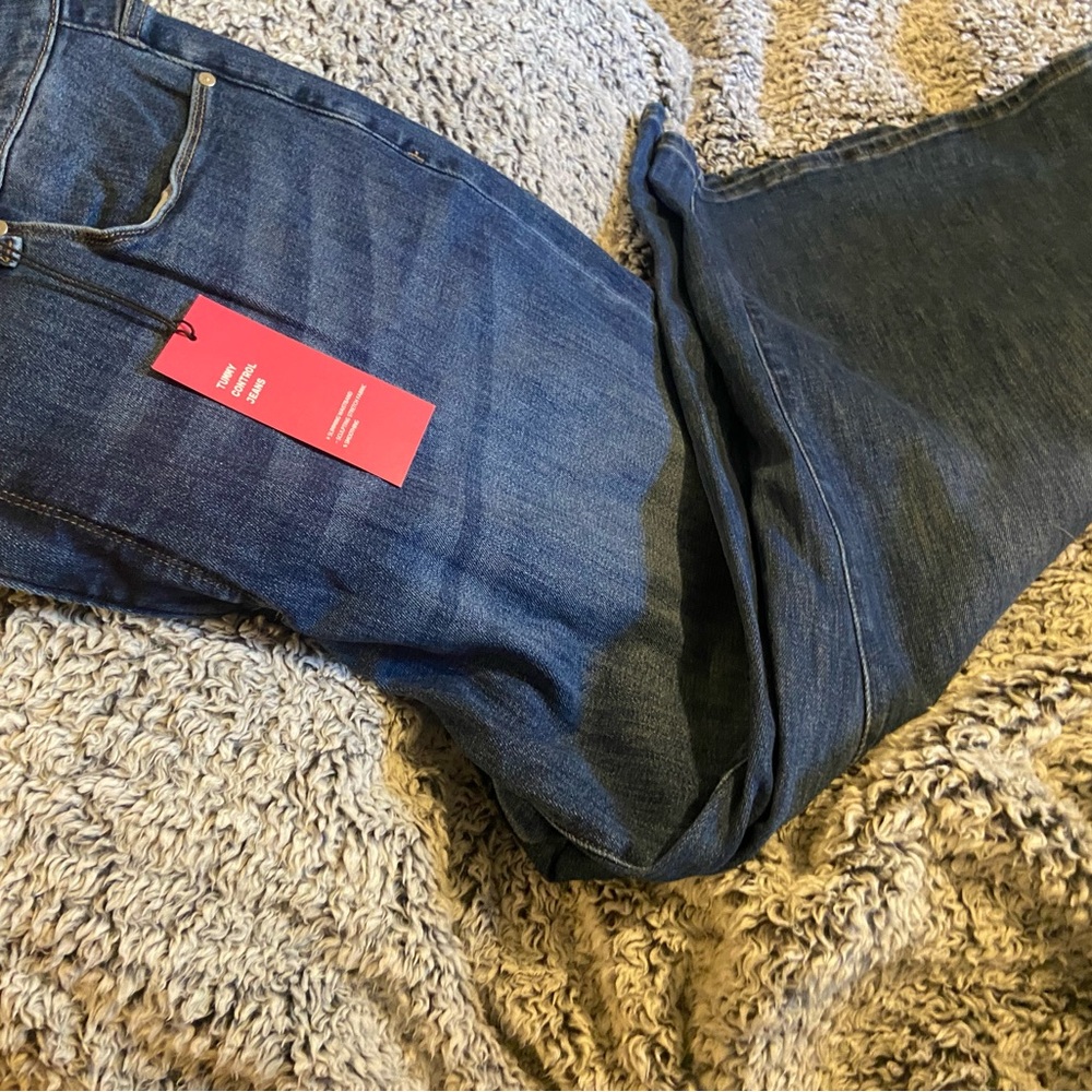 Classic Women's Dark Blue Wide-Leg Jeans